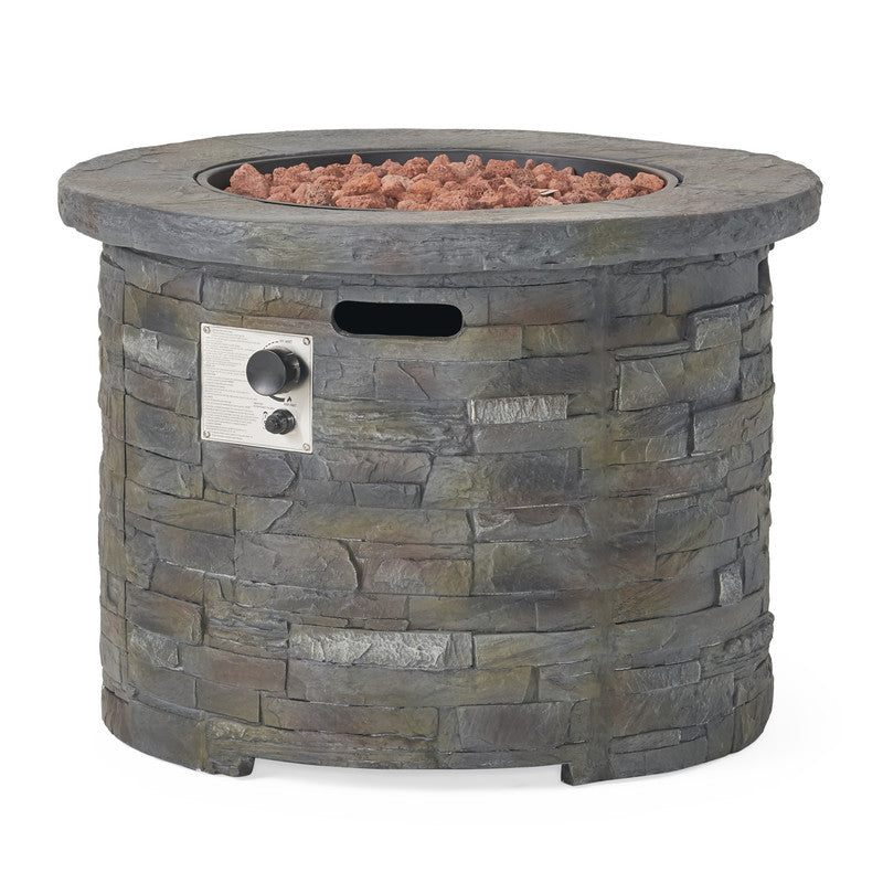 [Ship to Canada Only] 35'' 40000 BTU Firepit - Round