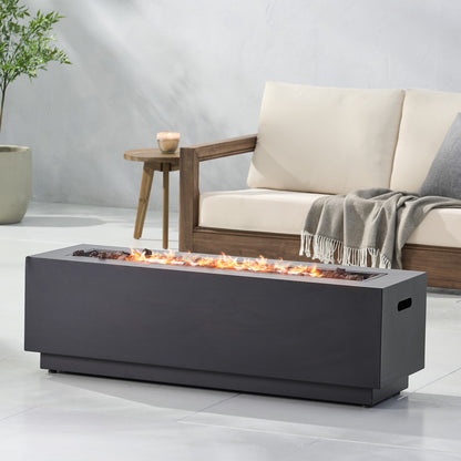 [Ship to Canada Only] Rectangular Iron Fire Pit 50000 BTU
