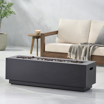[Ship to Canada Only] Rectangular Iron Fire Pit 50000 BTU