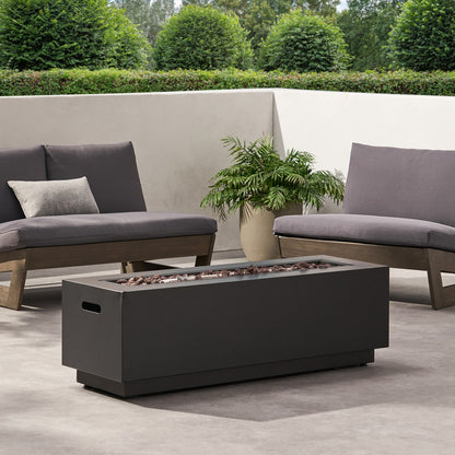 [Ship to Canada Only] Rectangular Iron Fire Pit 50000 BTU