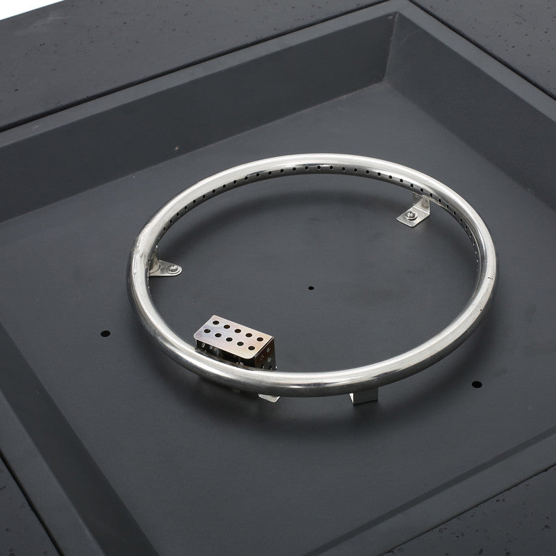 [Ship to Canada Only] 50000 BTU Outdoor Square Mgo Propane Fire Pit Table with Tank Holder