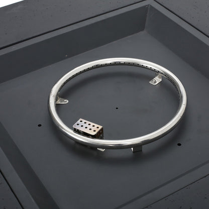 [Ship to Canada Only] 50000 BTU Outdoor Square Mgo Propane Fire Pit Table with Tank Holder