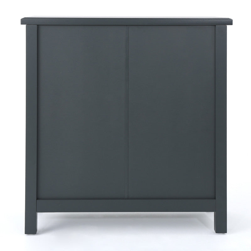 [Ship to Canada Only] Firwood Mirror Finished Double Door Cabinet