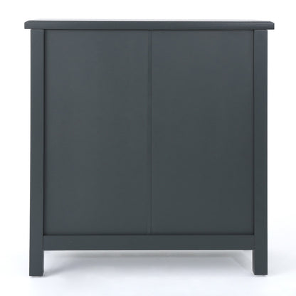 [Ship to Canada Only] Firwood Mirror Finished Double Door Cabinet
