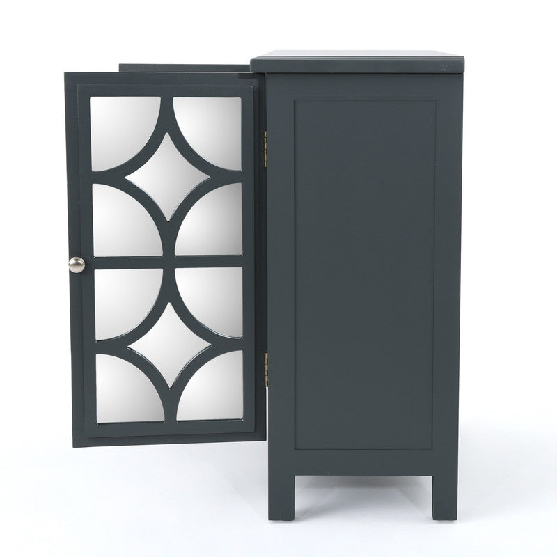 [Ship to Canada Only] Firwood Mirror Finished Double Door Cabinet