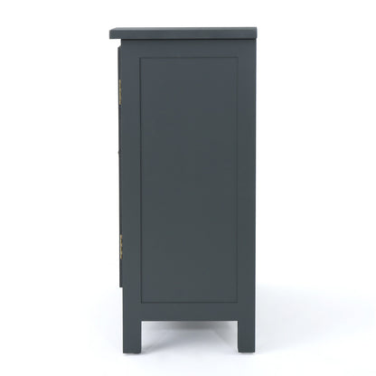 [Ship to Canada Only] Firwood Mirror Finished Double Door Cabinet