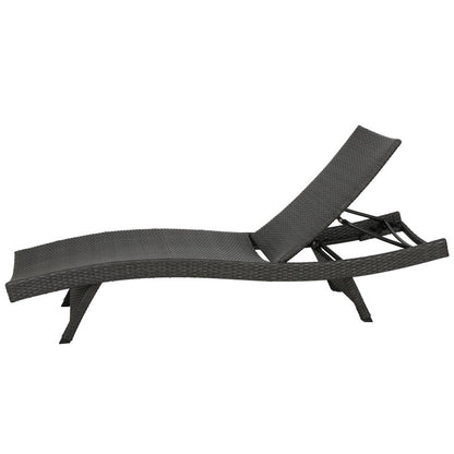 [Ship to Canada Only] Salem Wicker Chaise Lounge (Set of 2)