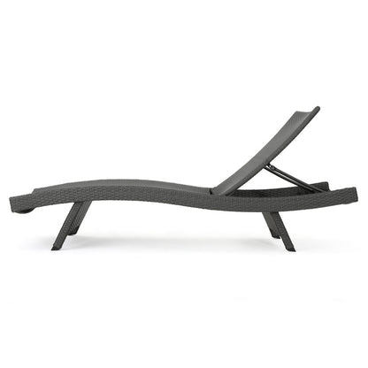 [Ship to Canada Only] Salem Wicker Chaise Lounge (Set of 2)
