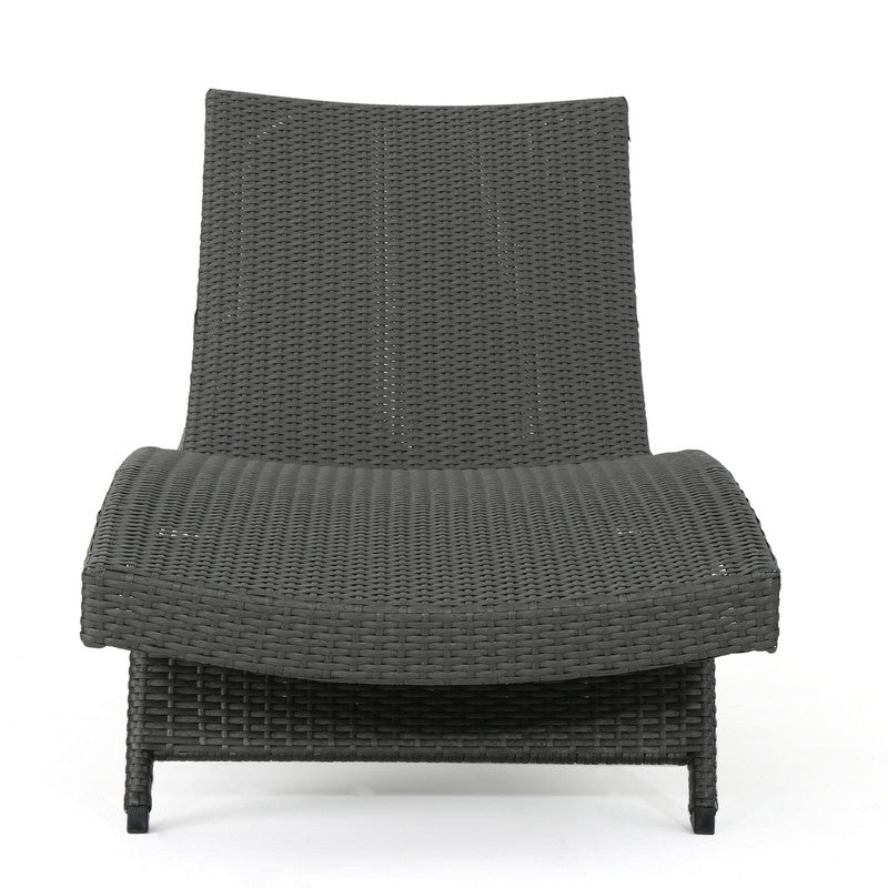 [Ship to Canada Only] Salem Wicker Chaise Lounge (Set of 2)