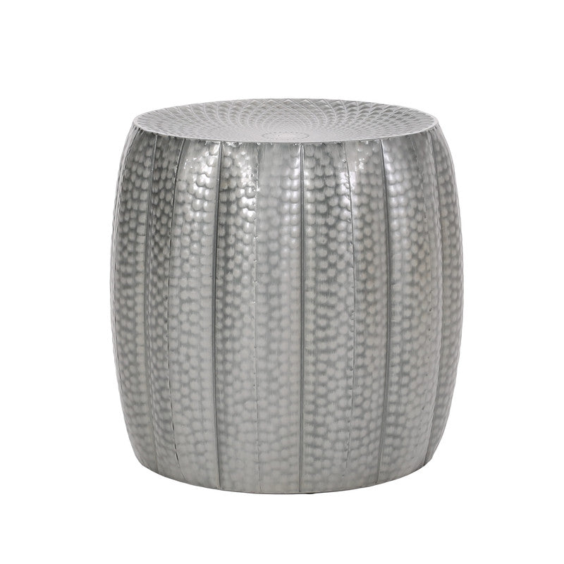 [Ship to Canada Only] Metal Drum End Table