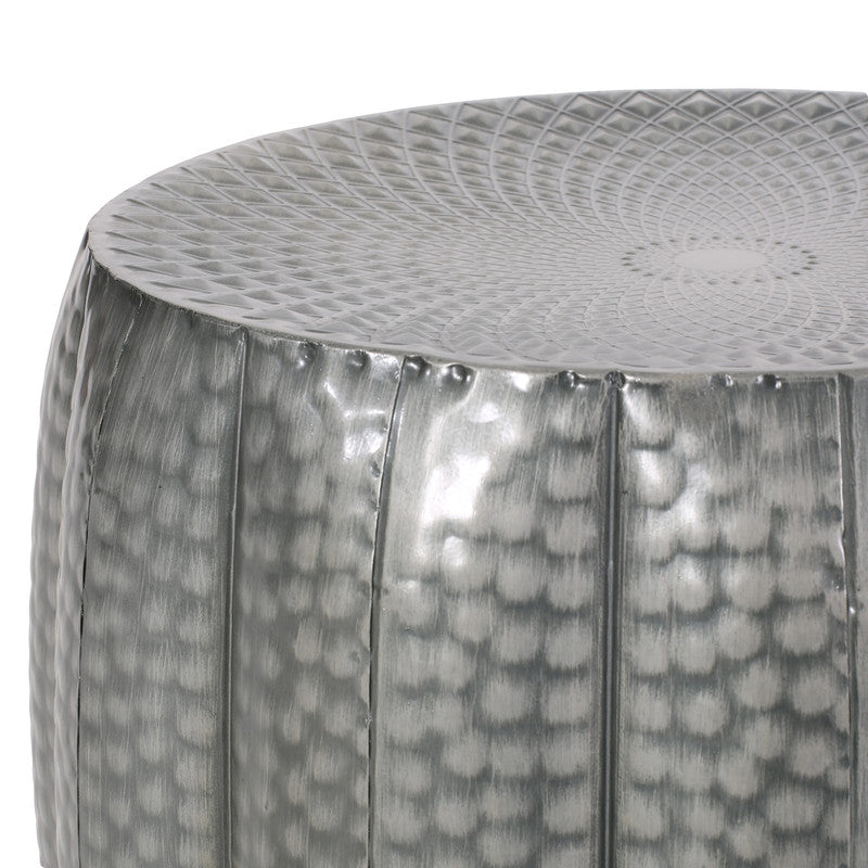 [Ship to Canada Only] Metal Drum End Table